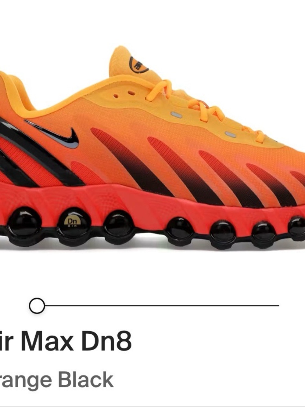 Nike Air Max Dn8 Men’s Shoes in color: Laser Orange Black